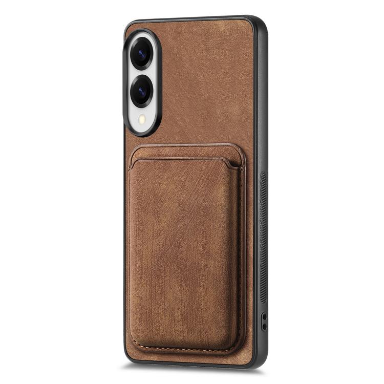 Retro Leather Card Bag Magnetic Phone Case, For Samsung Galaxy S25 Edge 5G, For Samsung Galaxy A56 5G, For Samsung Galaxy A26 5G, For Samsung Galaxy A36