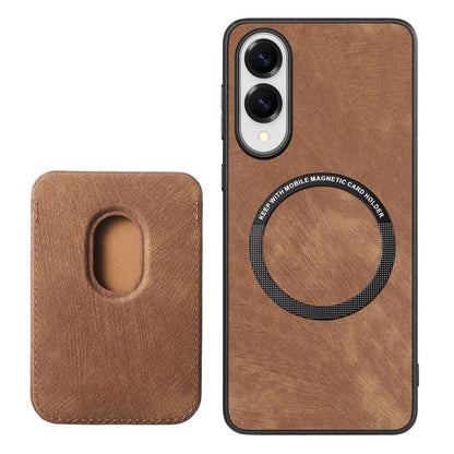 Retro Leather Card Bag Magnetic Phone Case, For Samsung Galaxy S25 Edge 5G, For Samsung Galaxy A56 5G, For Samsung Galaxy A26 5G, For Samsung Galaxy A36