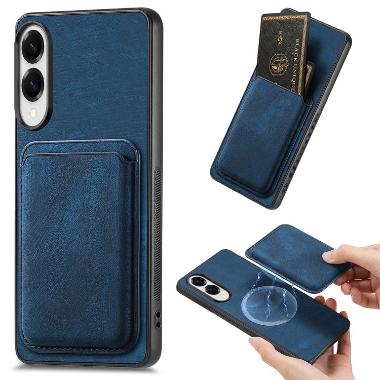 Retro Leather Card Bag Magnetic Phone Case, For Samsung Galaxy A57 5G, For Samsung Galaxy A37 5G, For Samsung Galaxy S25 Edge 5G, For Samsung Galaxy A56 5G