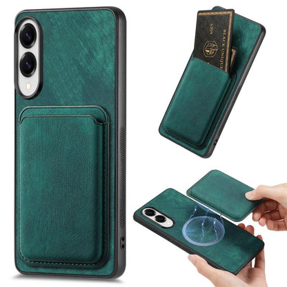 Retro Leather Card Bag Magnetic Phone Case, For Samsung Galaxy A57 5G, For Samsung Galaxy A37 5G, For Samsung Galaxy S25 Edge 5G, For Samsung Galaxy A56 5G