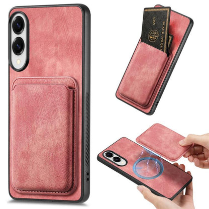Retro Leather Card Bag Magnetic Phone Case, For Samsung Galaxy A57 5G, For Samsung Galaxy A37 5G, For Samsung Galaxy S25 Edge 5G, For Samsung Galaxy A56 5G