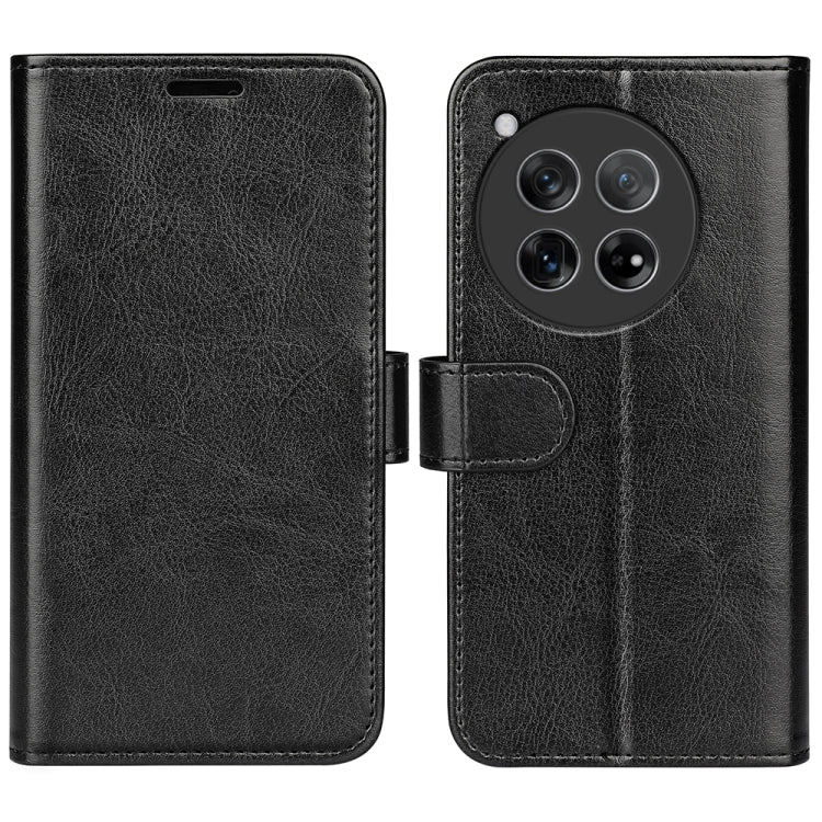 R64 Texture Horizontal Flip Leather Phone Case, For OnePlus 12