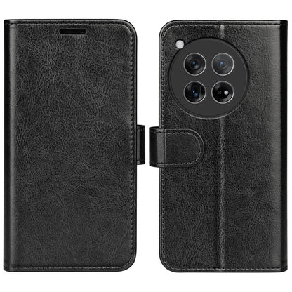 R64 Texture Horizontal Flip Leather Phone Case, For OnePlus 12