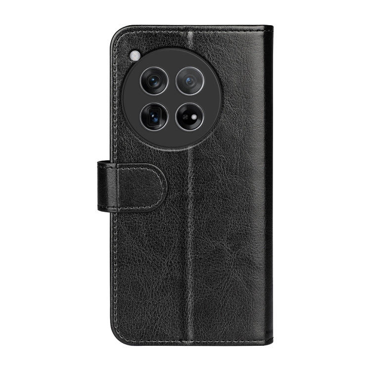 R64 Texture Horizontal Flip Leather Phone Case, For OnePlus 12