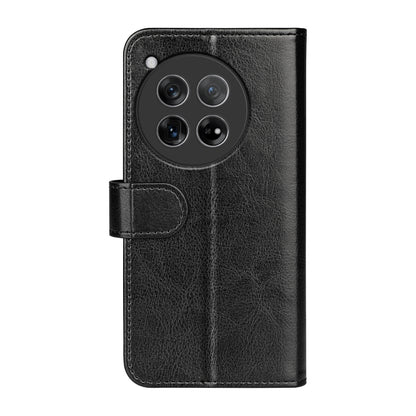 R64 Texture Horizontal Flip Leather Phone Case, For OnePlus 12