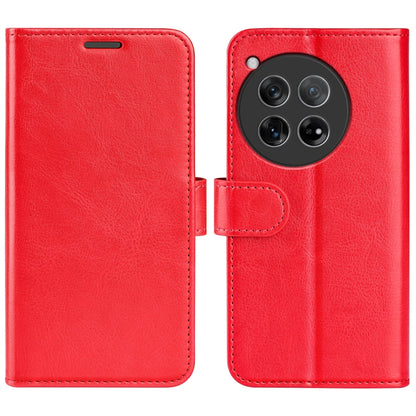 R64 Texture Horizontal Flip Leather Phone Case, For OnePlus 12