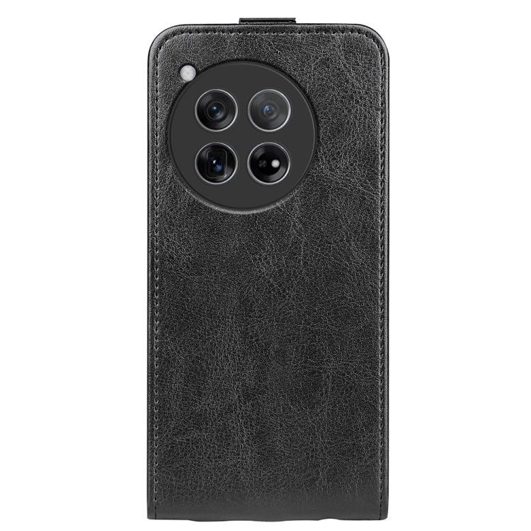 R64 Texture Single Vertical Flip Leather Phone Case, For OnePlus 12