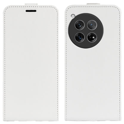 R64 Texture Single Vertical Flip Leather Phone Case, For OnePlus 12