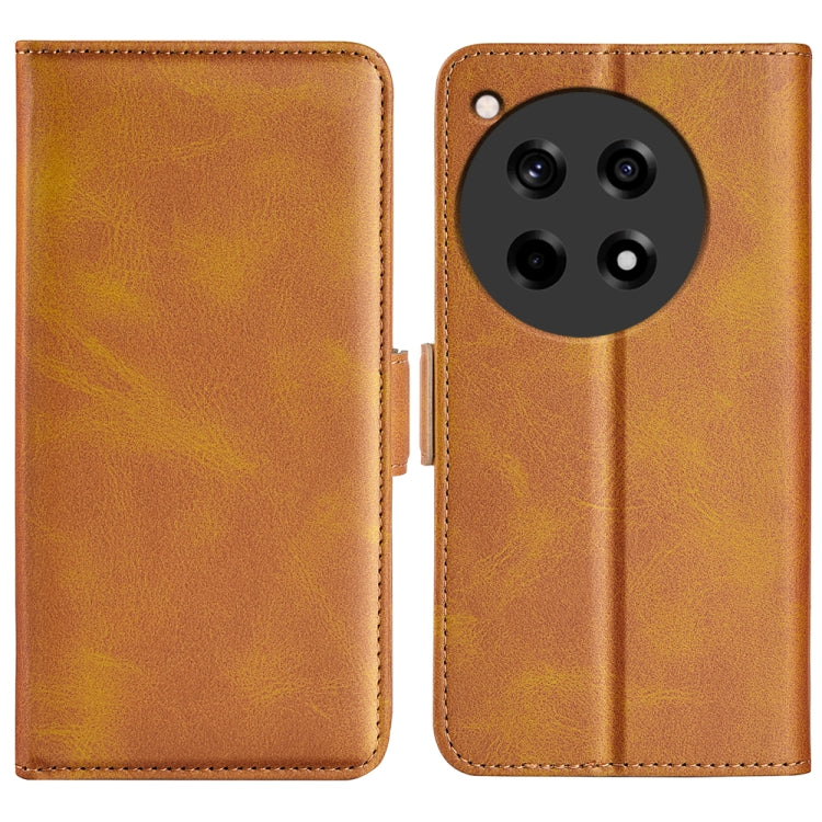 Dual-side Magnetic Buckle Horizontal Flip Leather Phone Case, For OnePlus Nord 4, For OnePlus Nord CE4 Lite 5G, For OnePlus Ace 3V, For OnePlus 12R