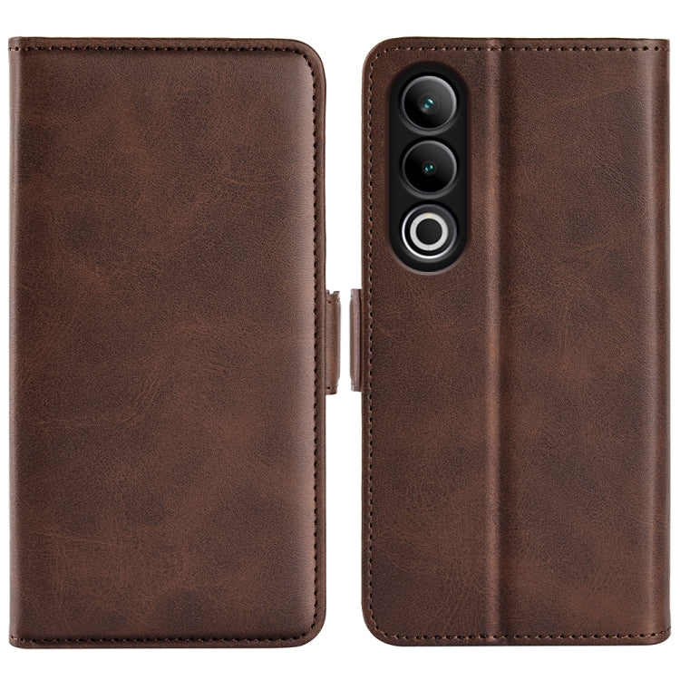Dual-side Magnetic Buckle Horizontal Flip Leather Phone Case, For OnePlus Nord 4, For OnePlus Nord CE4 Lite 5G, For OnePlus Ace 3V, For OnePlus 12R
