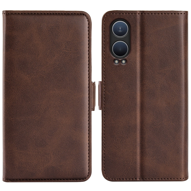 Dual-side Magnetic Buckle Horizontal Flip Leather Phone Case, For OnePlus Nord 4, For OnePlus Nord CE4 Lite 5G, For OnePlus Ace 3V, For OnePlus 12R
