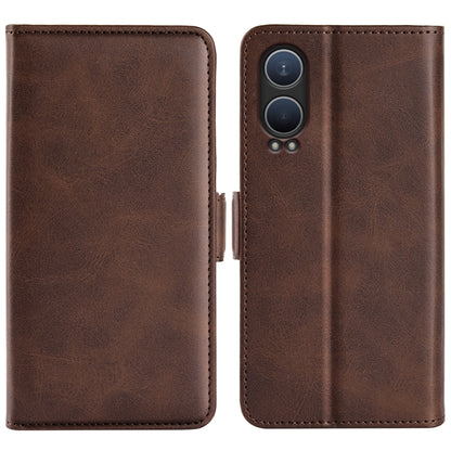 Dual-side Magnetic Buckle Horizontal Flip Leather Phone Case, For OnePlus Nord 4, For OnePlus Nord CE4 Lite 5G, For OnePlus Ace 3V, For OnePlus 12R
