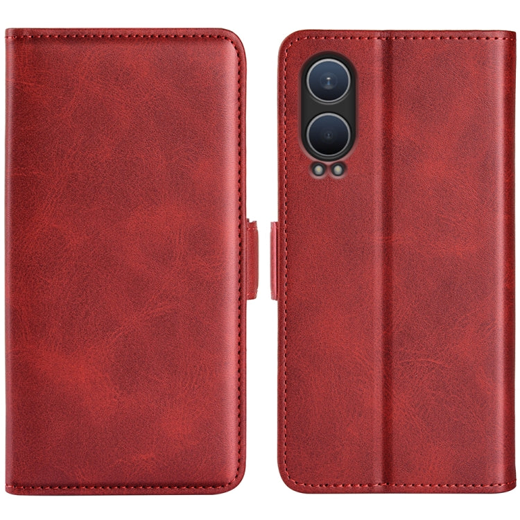 Dual-side Magnetic Buckle Horizontal Flip Leather Phone Case, For OnePlus Nord 4, For OnePlus Nord CE4 Lite 5G, For OnePlus Ace 3V, For OnePlus 12R