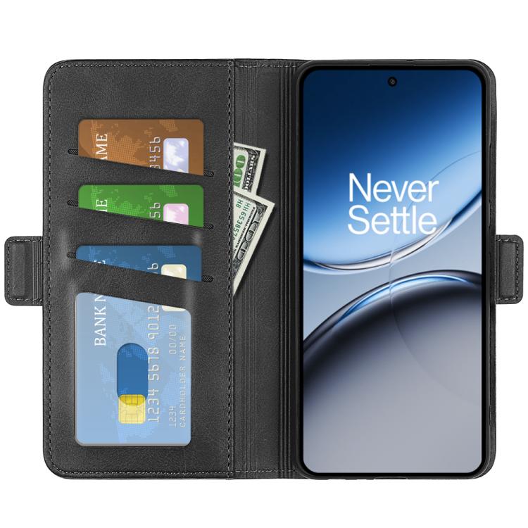 Dual-side Magnetic Buckle Horizontal Flip Leather Phone Case, For OnePlus Nord 4, For OnePlus Nord CE4 Lite 5G, For OnePlus Ace 3V, For OnePlus 12R