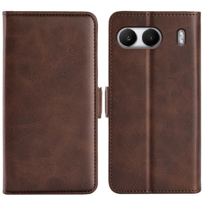Dual-side Magnetic Buckle Horizontal Flip Leather Phone Case, For OnePlus Nord 4, For OnePlus Nord CE4 Lite 5G, For OnePlus Ace 3V, For OnePlus 12R