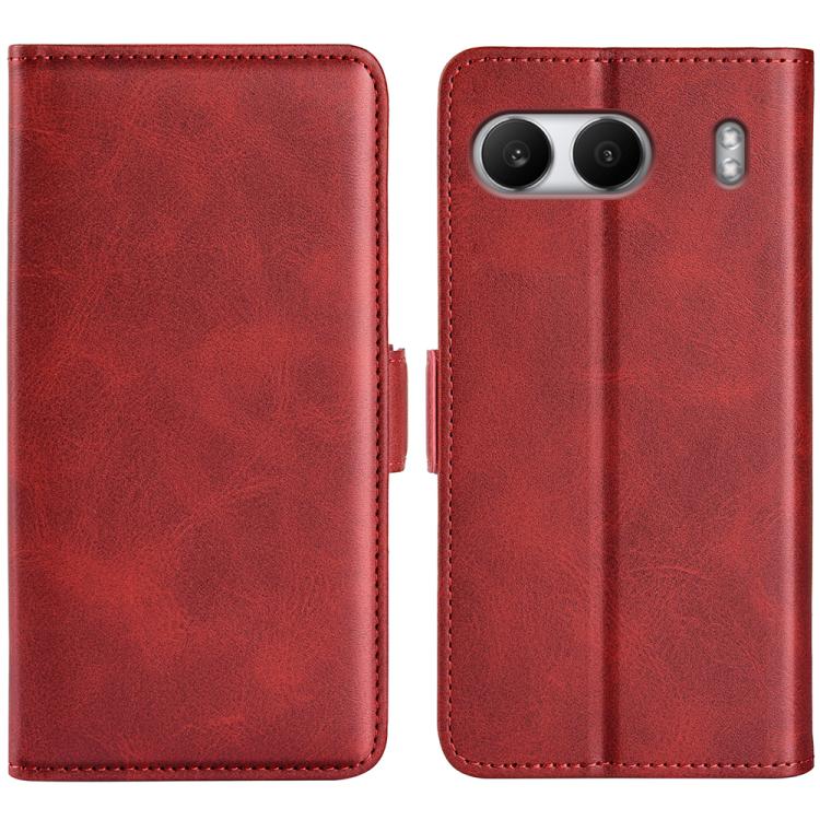 Dual-side Magnetic Buckle Horizontal Flip Leather Phone Case, For OnePlus Nord 4, For OnePlus Nord CE4 Lite 5G, For OnePlus Ace 3V, For OnePlus 12R