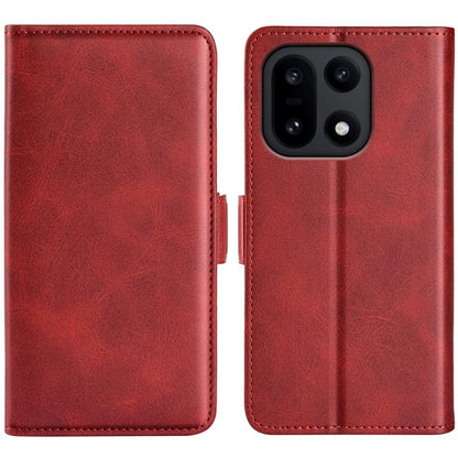 Dual-side Magnetic Buckle Horizontal Flip Leather Phone Case, For OnePlus Turbo 6 / 6V, For OnePlus 15R / Ace 6 5G / 6T 5G, For OnePlus 15, For OnePlus Nord 5 / Ace 5 Ultra