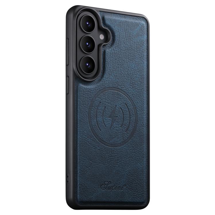 Suteni H17 Litchi Texture Leather MagSafe Detachable Wallet Phone Case, For Samsung Galaxy S26+ 5G, For Samsung Galaxy S26 Ultra 5G, For Samsung Galaxy S25 5G, For Samsung Galaxy S25+ 5G, For Samsung Galaxy S25 Ultra 5G, For Samsung Galaxy S24 Ultra 5G