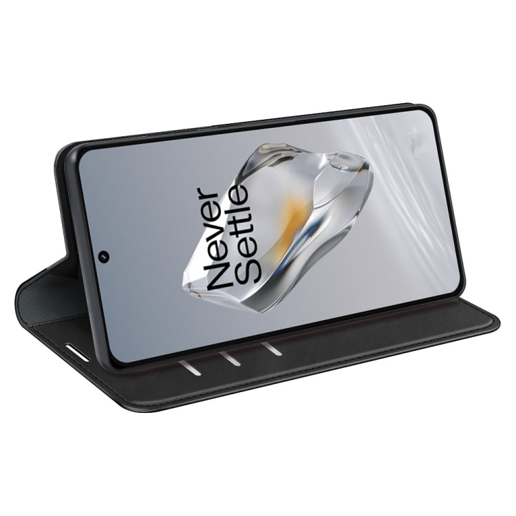 Retro-skin Magnetic Suction Leather Phone Case, For OnePlus 12