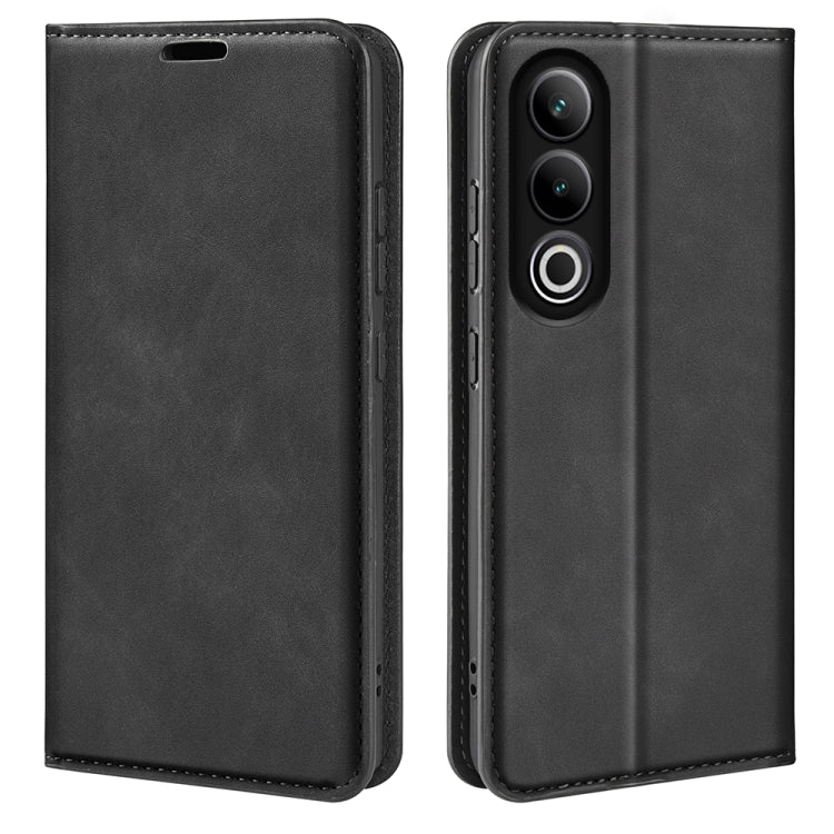 Retro-skin Magnetic Suction Leather Phone Case, For OnePlus Nord 4, For OnePlus Nord CE4 Lite 5G, For OnePlus Ace 3V, For OnePlus 12R