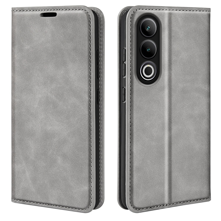 Retro-skin Magnetic Suction Leather Phone Case, For OnePlus Nord 4, For OnePlus Nord CE4 Lite 5G, For OnePlus Ace 3V, For OnePlus 12R