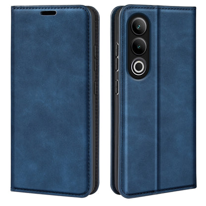 Retro-skin Magnetic Suction Leather Phone Case, For OnePlus Nord 4, For OnePlus Nord CE4 Lite 5G, For OnePlus Ace 3V, For OnePlus 12R