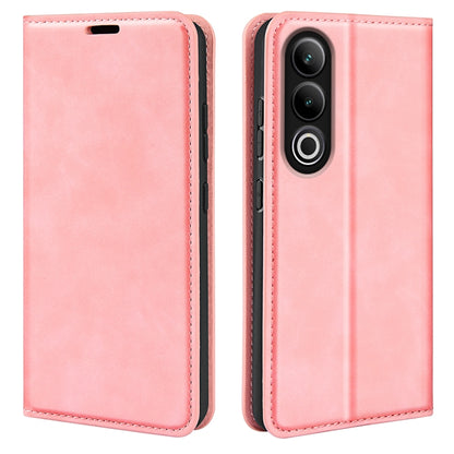 Retro-skin Magnetic Suction Leather Phone Case, For OnePlus Nord 4, For OnePlus Nord CE4 Lite 5G, For OnePlus Ace 3V, For OnePlus 12R