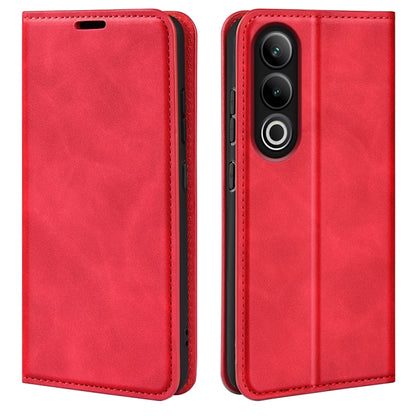 Retro-skin Magnetic Suction Leather Phone Case, For OnePlus Nord 4, For OnePlus Nord CE4 Lite 5G, For OnePlus Ace 3V, For OnePlus 12R