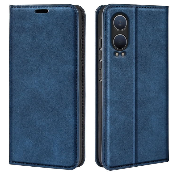 Retro-skin Magnetic Suction Leather Phone Case, For OnePlus Nord 4, For OnePlus Nord CE4 Lite 5G, For OnePlus Ace 3V, For OnePlus 12R