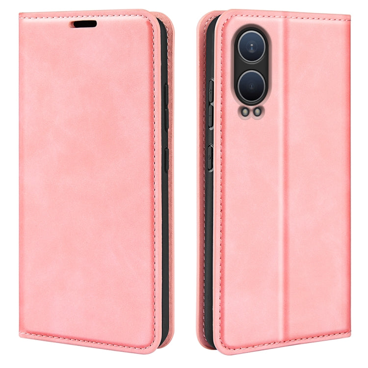 Retro-skin Magnetic Suction Leather Phone Case, For OnePlus Nord 4, For OnePlus Nord CE4 Lite 5G, For OnePlus Ace 3V, For OnePlus 12R