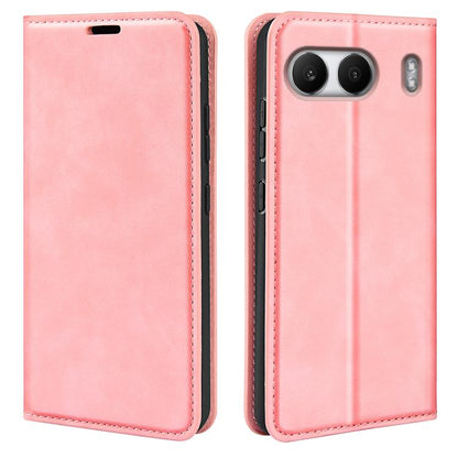 Retro-skin Magnetic Suction Leather Phone Case, For OnePlus Nord 4, For OnePlus Nord CE4 Lite 5G, For OnePlus Ace 3V, For OnePlus 12R