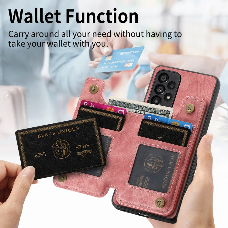Retro Leather Zipper Wallet Back Phone Case, For Samsung Galaxy A32 4G, For Samsung Galaxy A32 5G, For Samsung Galaxy S21 5G, For Samsung Galaxy A51 5G