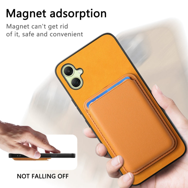 Retro Magsafe Card Bag PU Back Cover Phone Case, For Samsung Galaxy A05, For Samsung Galaxy A05S, For Samsung Galaxy A25