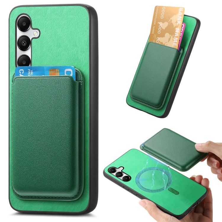 Retro Magsafe Card Bag PU Back Cover Phone Case, For Samsung Galaxy A05S, For Samsung Galaxy A25, For Samsung Galaxy S23 FE 5G