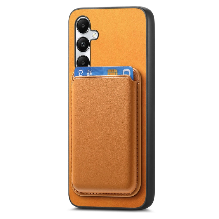 Retro Magsafe Card Bag PU Back Cover Phone Case, For Samsung Galaxy A05S, For Samsung Galaxy A25, For Samsung Galaxy S23 FE 5G