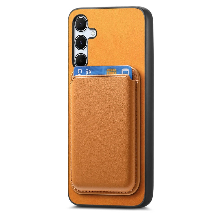 Retro Magsafe Card Bag PU Back Cover Phone Case, For Samsung Galaxy M54/F54 5G, For Samsung Galaxy A24, For Samsung Galaxy A14