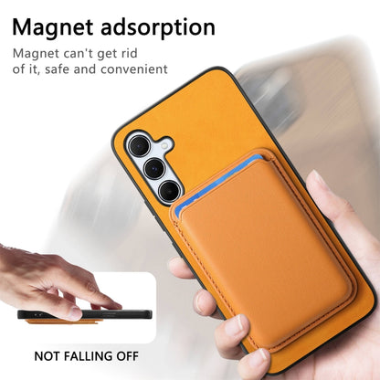Retro Magsafe Card Bag PU Back Cover Phone Case, For Samsung Galaxy M54/F54 5G, For Samsung Galaxy A24, For Samsung Galaxy A14