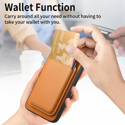 Retro Magsafe Card Bag PU Back Cover Phone Case, For Samsung Galaxy M54/F54 5G, For Samsung Galaxy A24, For Samsung Galaxy A14