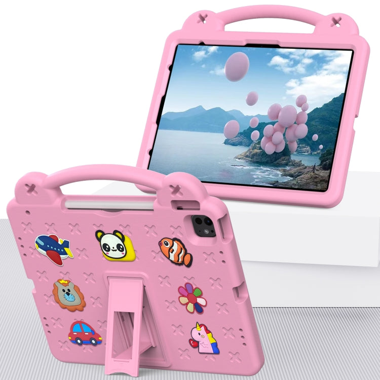 Handle Kickstand Children EVA Shockproof Tablet Case, For iPad Air 13 2026 / 2025 / 2024, For iPad Air 11 2026 / 2025 / 2024, For iPad Pro 13 2025 / 2024, For  iPad Pro 11 2025 / 2024