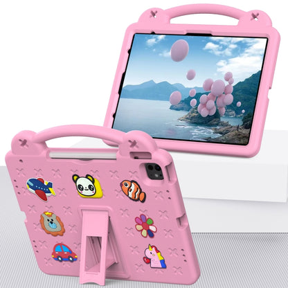 Handle Kickstand Children EVA Shockproof Tablet Case, For iPad Air 13 2026 / 2025 / 2024, For iPad Air 11 2026 / 2025 / 2024, For iPad Pro 13 2025 / 2024, For  iPad Pro 11 2025 / 2024