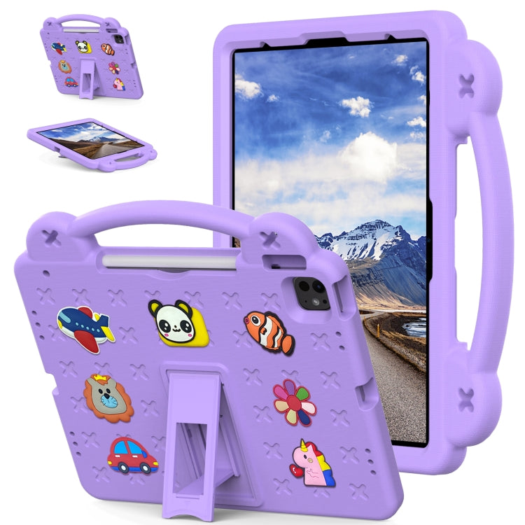 Handle Kickstand Children EVA Shockproof Tablet Case, For iPad Pro 13 2025 / 2024, For  iPad Pro 11 2025 / 2024, For iPad Air 11 2025 / 2024, For iPad Air 13 2025 / 2024