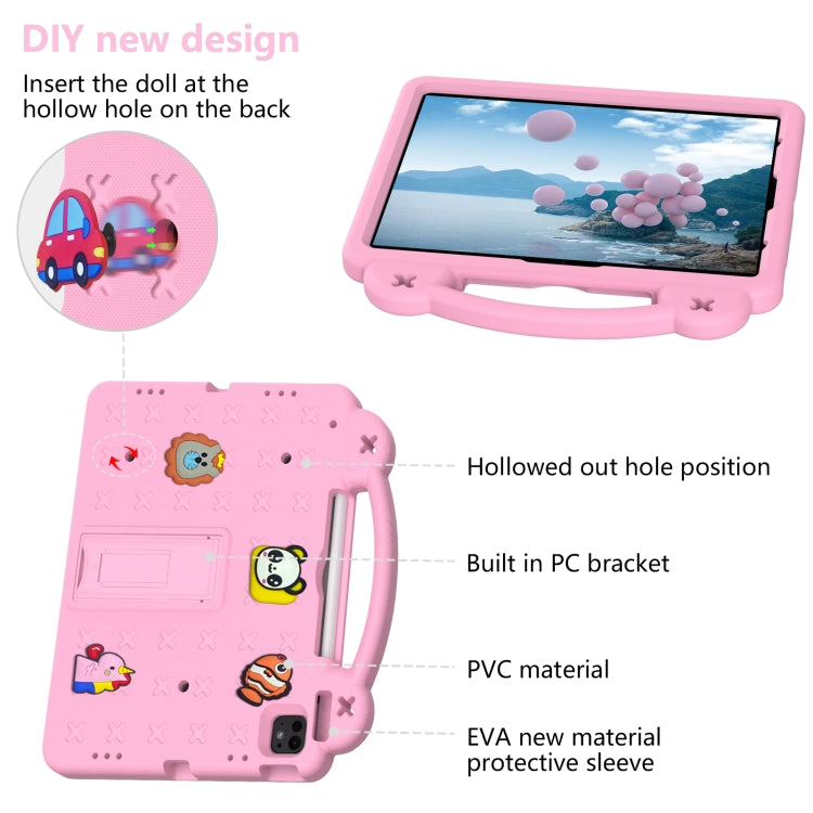 Handle Kickstand Children EVA Shockproof Tablet Case, For iPad Pro 13 2025 / 2024, For  iPad Pro 11 2025 / 2024, For iPad Air 11 2025 / 2024, For iPad Air 13 2025 / 2024