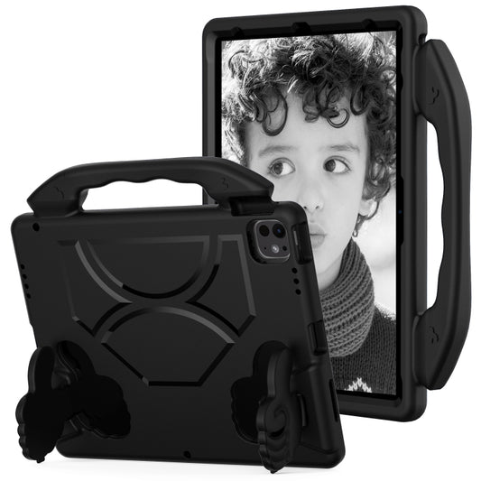 Children EVA Shockproof Tablet Case with Thumb Bracket, For iPad Pro 12.9 2022 / 2021 / 2020
