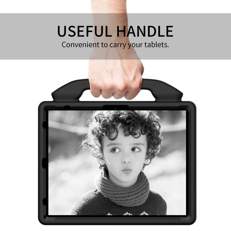 Children EVA Shockproof Tablet Case with Thumb Bracket, For iPad Pro 12.9 2022 / 2021 / 2020