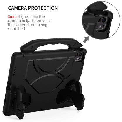 Children EVA Shockproof Tablet Case with Thumb Bracket, For iPad Pro 12.9 2022 / 2021 / 2020