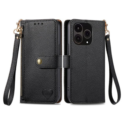 Love Zipper Lanyard Leather Phone Case, For OnePlus 15, For OnePlus Ace 3 Pro, For OnePlus Nord  CE4, For OnePlus Nord N30 SE