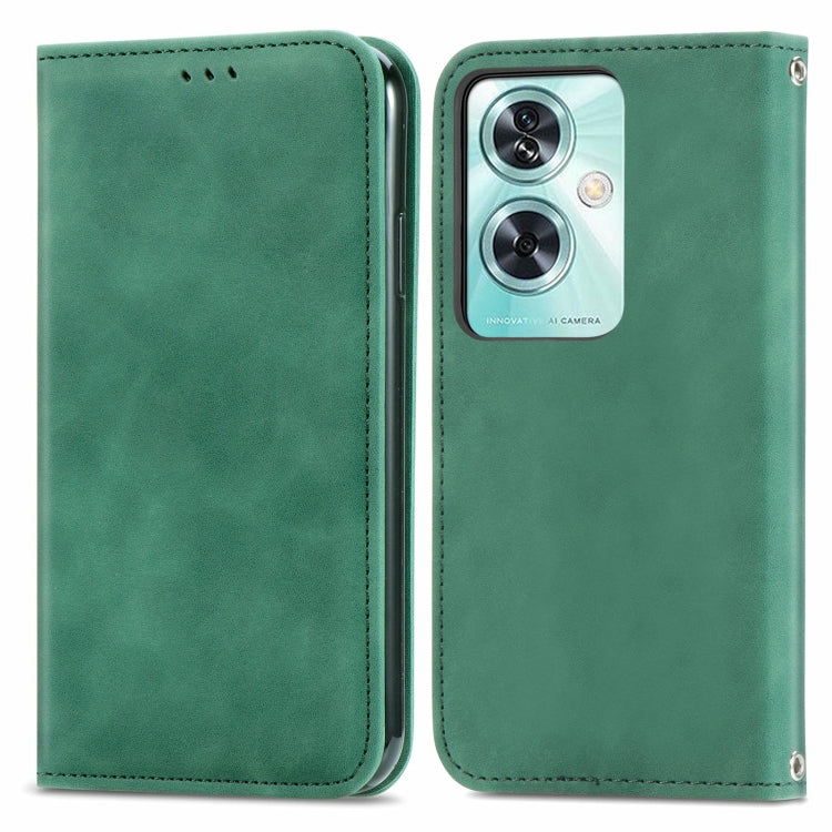 Retro Skin Feel Magnetic Flip Leather Phone Case, For OnePlus Nord CE4, For OnePlus Nord N30 SE