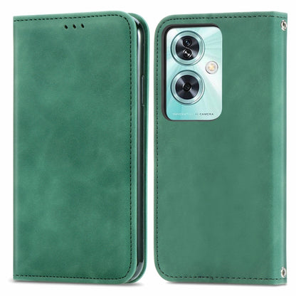 Retro Skin Feel Magnetic Flip Leather Phone Case, For OnePlus Nord CE4, For OnePlus Nord N30 SE