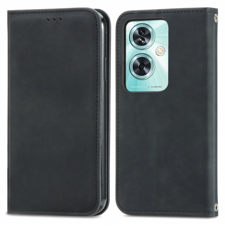 Retro Skin Feel Magnetic Flip Leather Phone Case, For OnePlus Nord CE4, For OnePlus Nord N30 SE