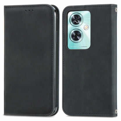 Retro Skin Feel Magnetic Flip Leather Phone Case, For OnePlus Nord CE4, For OnePlus Nord N30 SE